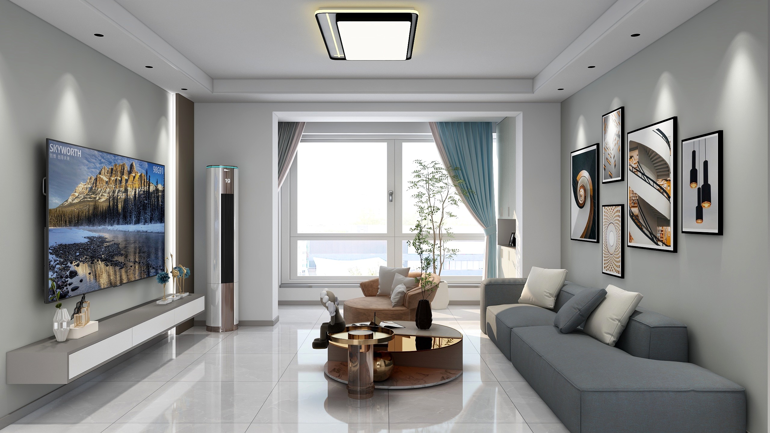 126㎡三室室內(nèi)裝修設(shè)計(jì) 靈感與效果圖解析